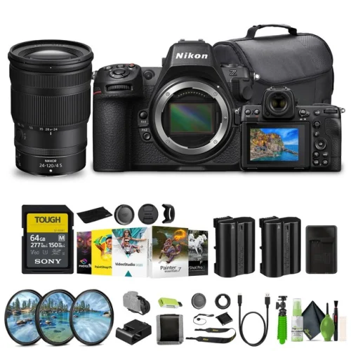 Nikon Z8 Professional Full Frame Mirrorless 8K Hybrid FX Camera Bundle