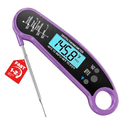 Meat Thermometer Digital, Instant Read, Food, Cooking, Grilling