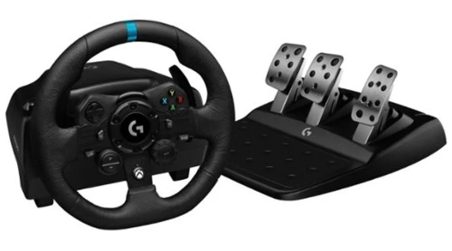 Logitech G923 Racing Wheel and Pedals for Xbox Series X|S, Xbox One and PC - Black