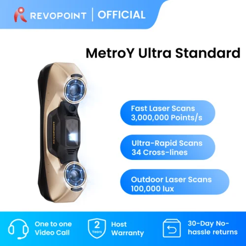 Revopoint MetroY Ultra 3D Scanner Handheld Outdoor Laser Scan Standard 3D Print