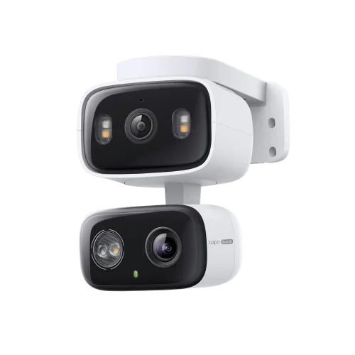 TP-Link Tapo TCW34 Dual-Camera Pan/Tilt Indoor/Outdoor Security Camera with 2K Resolution