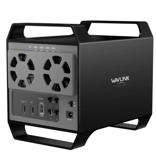 2-Bay/4-Bay Hard Drive Enclosure for 3.5"/2.5" SATA HDD/SSD 10Gbps USB-C 3.2
