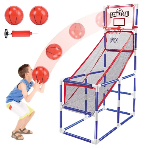 JoyStone Kids Basketball Hoop Arcade Game Indoor Outdoor with 2 Balls for Boys and Girls