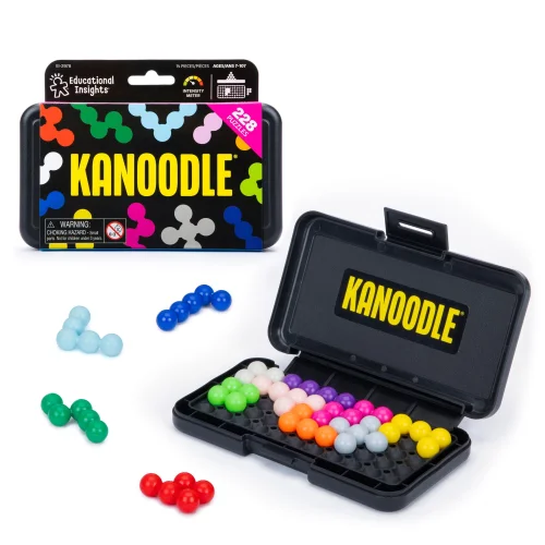 Educational Insights Kanoodle 3D Brain Teaser Puzzle Game with 228 Challenges for Ages 7 and Up
