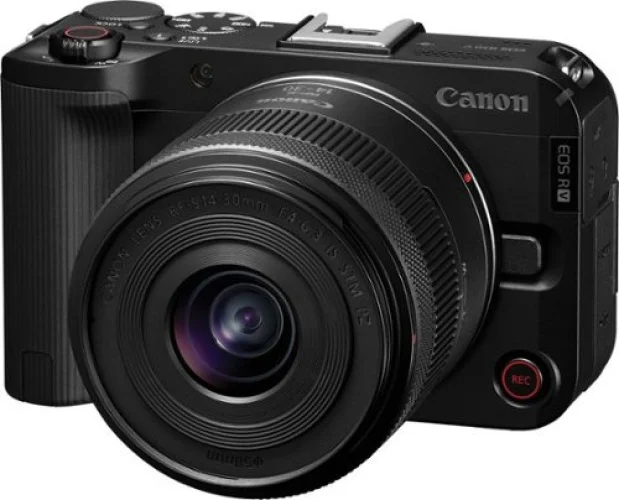 Canon EOS R50 4K Video Mirrorless Camera with RF-S14-30mm F4-6.3 IS STM PZ Lens in Black