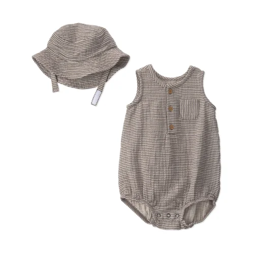 Carter's Child of Mine Baby Boy Bubble Bodysuit and Hat, 2-Piece, Sizes 0/3-24 Months