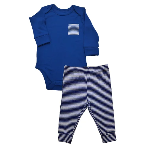 Wonder So Soft Modal by Wonder Nation Baby Boys Bodysuit and Pants Set, 2-Piece, Sizes 0/3M&ndash;6/9M