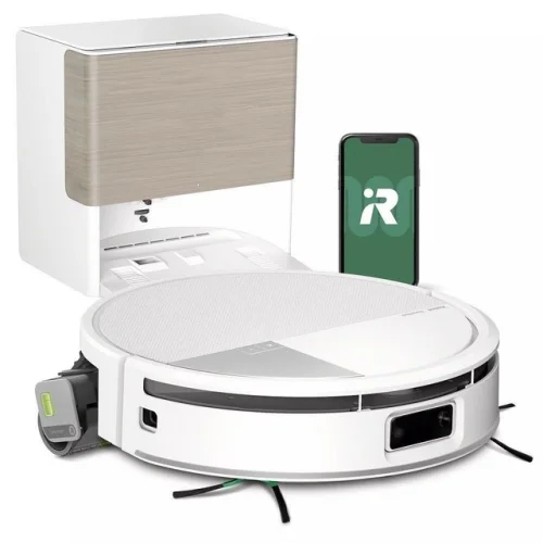 iRobot Roomba Max 705 Combo with AutoWash Dock, PowerSpin Mop, and LiDAR Navigation in White