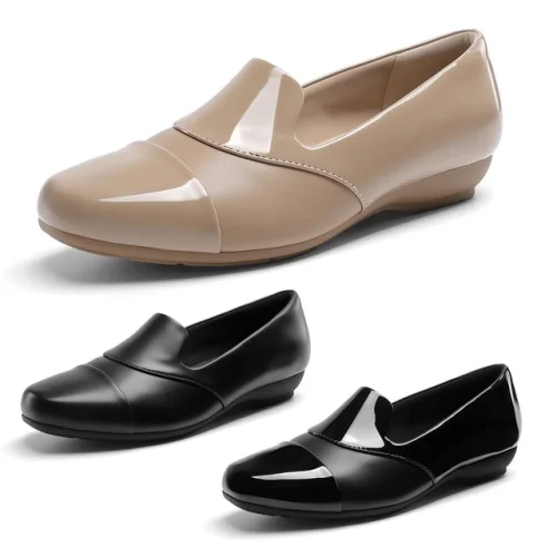 Women&rsquo;s Arch Support Orthopedic Loafers Slip-On Dress Casual Work Office Shoes