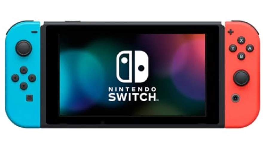 Nintendo Switch with Neon Blue and Red Joy-Con Controllers - Refurbished