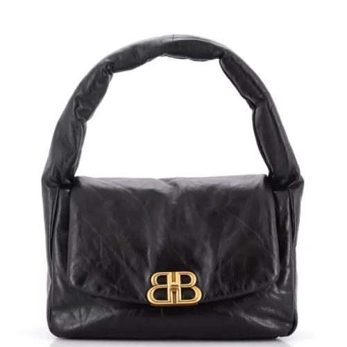 Balenciaga Monaco Sling Bag Padded Leather Large