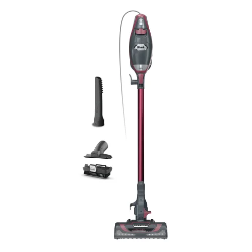 Shark Rocket Pro Corded Stick Vacuum, Carpet and Hardfloors, Pet Friendly, XL Cup, HV370 Comet Red