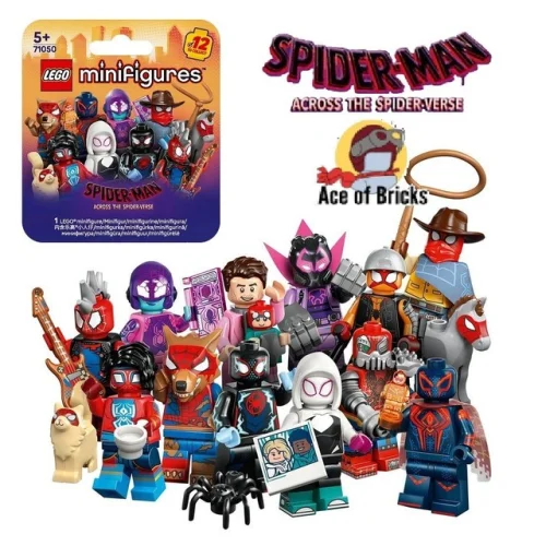 LEGO 71050 Minifigures Spider-man Across the Spider Verse Set of 12