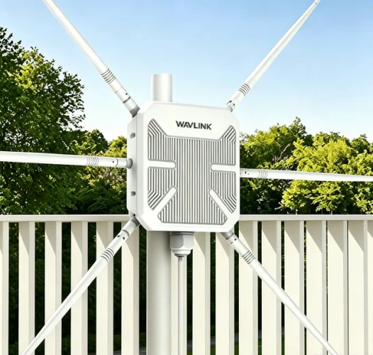 AX3000 Long Range Outdoor WiFi 6 Extender Signal Booster for Large Yard, Farm, and RV Use