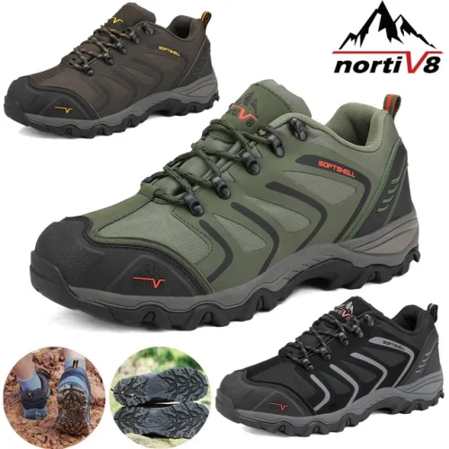 Men's Hiking Boots Waterproof Outdoor Backpacking Work Shoes Available in Sizes US 6.5 to 13