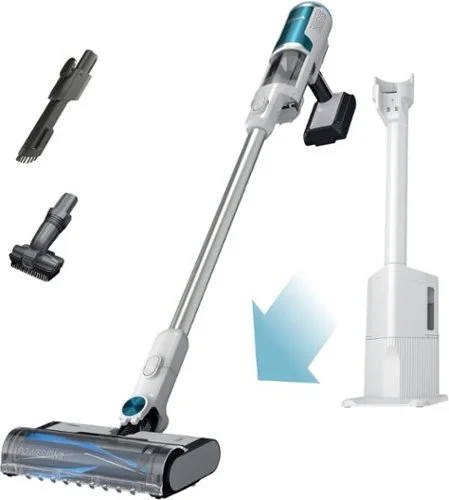 Shark Clean & Empty Cordless Stick Vacuum with 1.3L Auto-Empty System, HEPA, 40 Minute Runtime - White