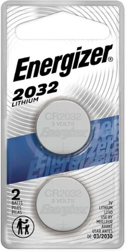 Energizer 2032 Batteries (2 Pack), 3V Lithium Coin Batteries