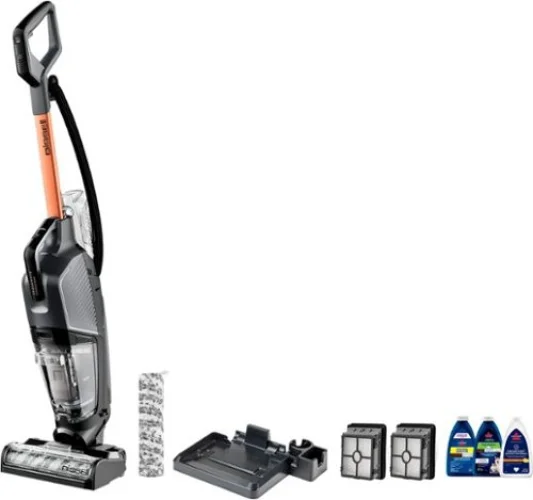 BISSELL Crosswave Hydrosteam Corded Wet Dry Vac in Titanium and Cooper Harbor