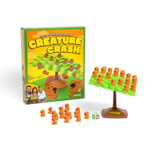 Creature Crash Capybara by Relatable, Balance Board Game for Family Fun for Kids Ages 6 and Up