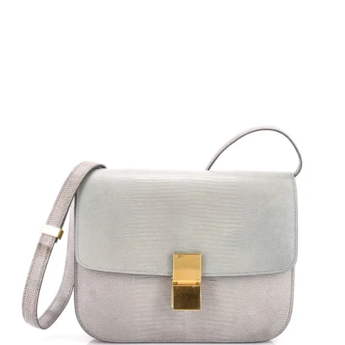 Celine Classic Box Bag Lizard Medium