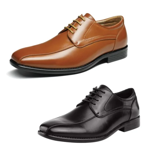 Men Leather Dress Shoes Formal Classic Lace-up Business Oxford Shoes