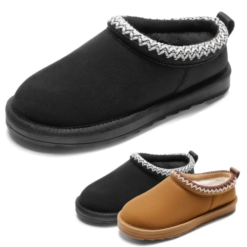 Girls Boys Slippers Kids Slip-on Slipper Fuzzy House Indoor Outdoor