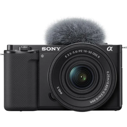 Sony Alpha ZV-E10 Mirrorless Vlog Camera with 16-50mm f/3.5-5.6 II Lens, Open Box Condition