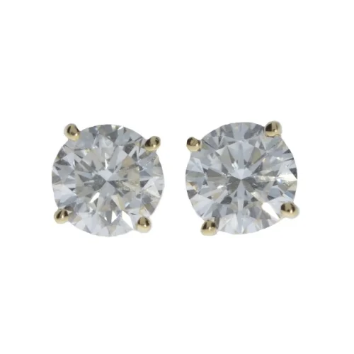 14Kt Gold 0.25 Ct VS Quality Lab Grown Diamond Earrings