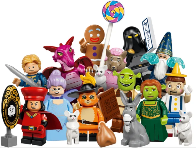 Lego New Complete Set of 12 Series Shrek CMF Minifigures 71053 Figures