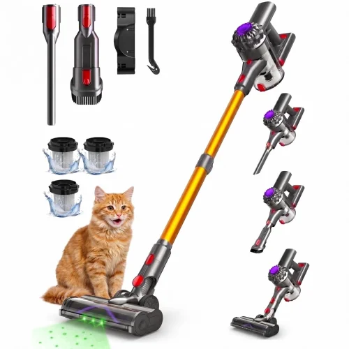 ARTSEA 3-in-1 Cordless Stick Vacuum Cleaner 450W 40Kpa Lightweight Upright for Home and Pet Hair