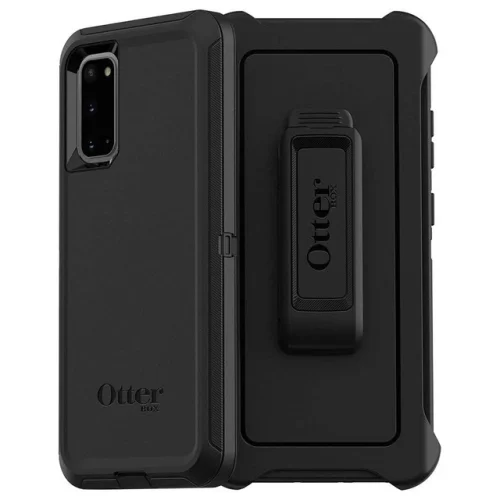 OtterBox DEFENDER SERIES Case & Holster for Samsung Galaxy S20 5G - Black