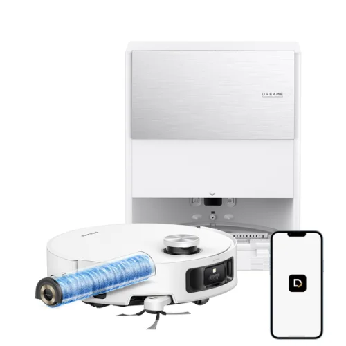 DREAME Aqua10 Roller White Robot Vacuum with 30kPa Suction Power - Certified Refurbished