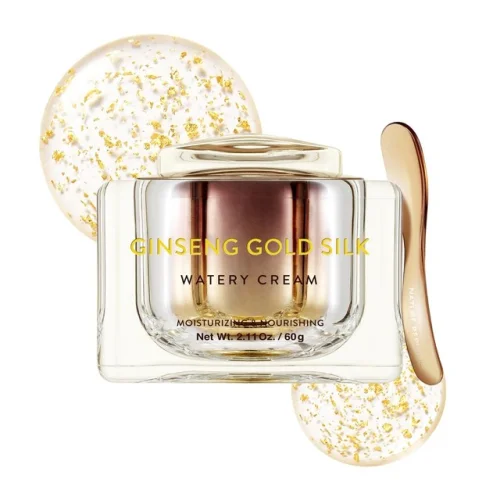 NATURE REPUBLIC GINSENG GOLD SILK WATERY CREAM Moisturizing 2.53 Oz/71g - New