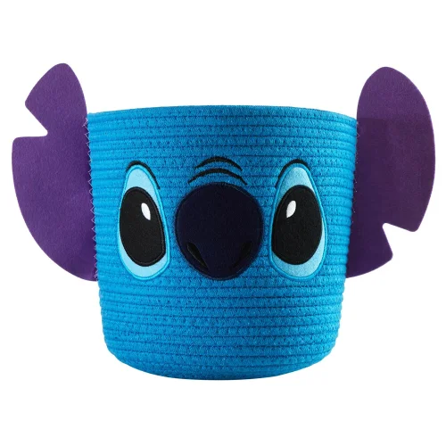 Stitch Rope Storage Bin for Organizing Toys, Clothes, and Blankets with Durable Rope Construction