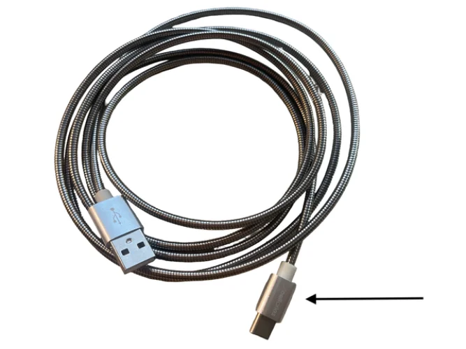 3ft GENUINE ACELLORIES Metal Braided HEAVY DUTY Type C Charging Cable bz 16z