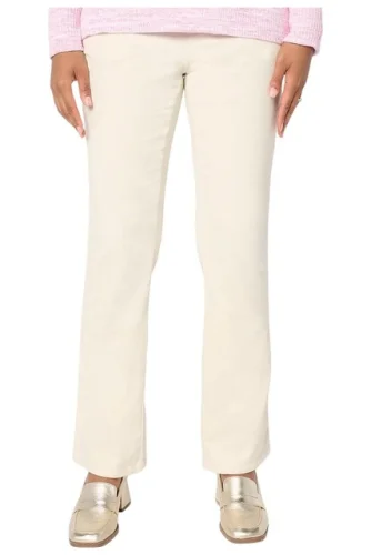 Belle by Kim Gravel Women's TripleLuxe Corduroy Boot Cut Pant in Seed