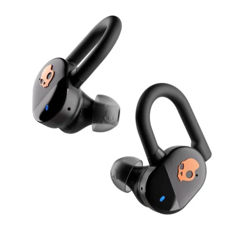 Skullcandy Push Play Active XT Black/Orange Certified Refurbished Wireless Earbuds