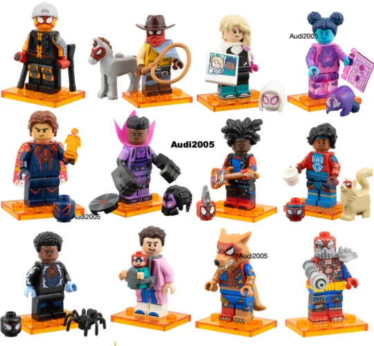 Lego 71050 Series Spider-Man Across the Spider-Verse CMF Complete Set of 12 New