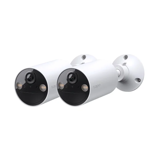 2-Pack TP-Link Tapo Wireless Indoor/Outdoor 2K Security Camera, Waterproof, Rechargeable, Battery