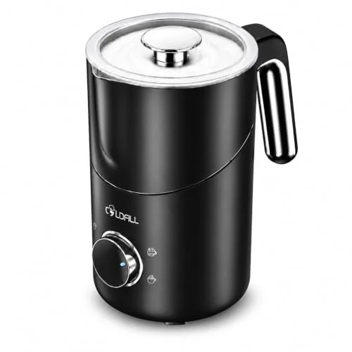 8-in-1 Electric Milk Frother, 21oz Detachable Milk Frother and Steamer for Coffee and Hot Chocolate