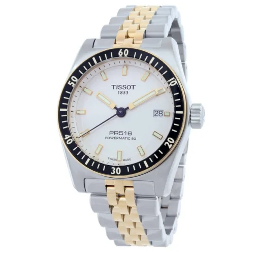 Tissot PR516 Powermatic 80 Automatic White Dial Men's Watch T1494072201100