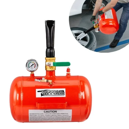 Air Tire Bead Seater 5 Gallon Blaster Tool Seating Inflator for Truck 145PSI in Red