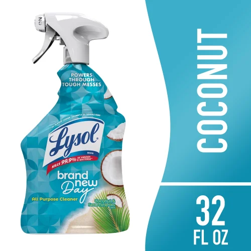Lysol&reg; All-Purpose Cleaner, Sanitizing and Disinfecting Spray, to Clean and Deodorize, Coconut & Sea Minerals Scent, 32 fl oz