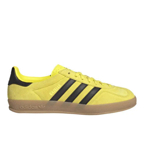 adidas Gazelle Indoor Mens Yellow Sneakers Casual Shoes JR6303