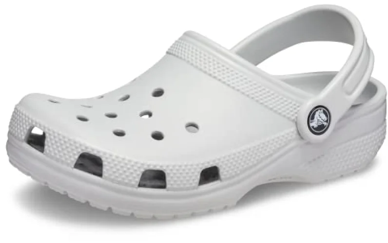 Crocs Unisex-Child Classic Clogs, Atmosphere, 5 Big Kid