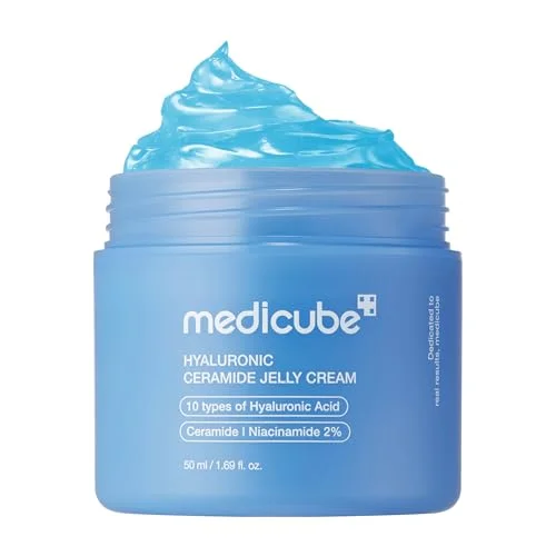 medicube Jelly Cream with Hyaluronic Acid for Long-lasting Hydration and Skin Barrier Support