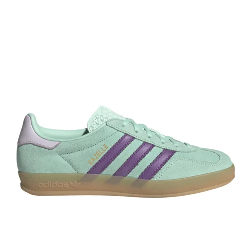 adidas Gazelle Indoor  Womens Green Sneakers Casual Shoes JQ0192