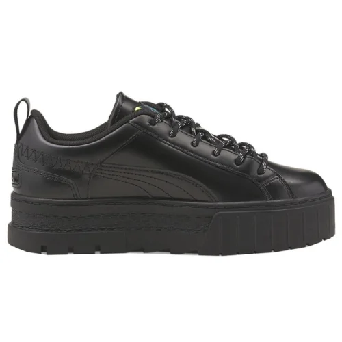 PUMA  X DL Mayze Flutur Lace Up Platform  Womens Black Sneakers Casual Shoes 388