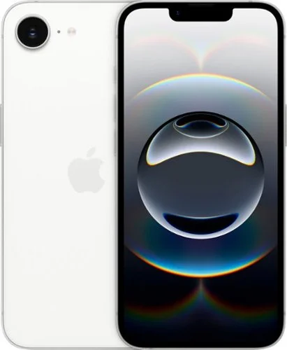 Apple iPhone 16e 128GB Smartphone with Apple Intelligence, Unlocked, White Color Variant