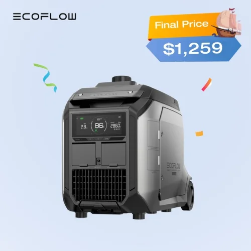 EcoFlow SG4000 DC Fast Charging Dual Fuel Smart Generator for Home Power Backup